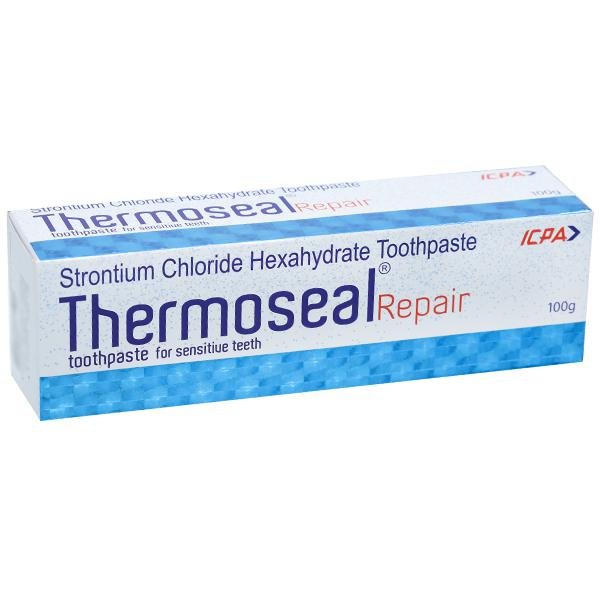 use of thermoseal toothpaste