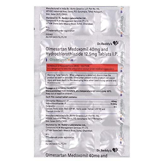 Olsertain-H -40 Tablet